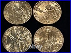TWENTY (20) UNITED STATES UNCIRCULATED GOLDEN PRESIDENTIAL DOLLAR COLLECTIBLES d