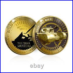 Tank Museum Bovington World War II Allied Tank Complete 5 Gold Coin Collection