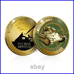 Tank Museum Bovington World War II Allied Tank Complete 5 Gold Coin Collection