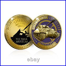 Tank Museum Bovington World War II Allied Tank Complete 5 Gold Coin Collection