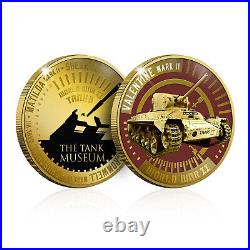 Tank Museum Bovington World War II Allied Tank Complete 5 Gold Coin Collection