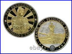 Thank You President Trump Jumbo Commemorative Medal Coin Value $199.95