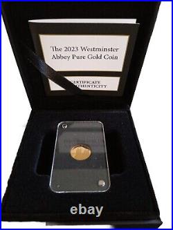 The 2023 Westminster Abbey Pure Gold Coin