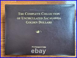 The Complete Collection UNC Sacagawea Golden Dollars 2001 2009 2012 2013 BO