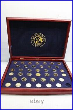 The Complete Presidential Coin Collection 24k Franklin Mint w Paperwork