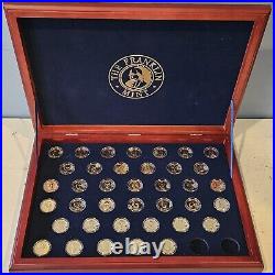 The Complete Presidential Coin Collection 24k Gold Layered Franklin Mint