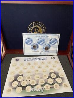 The Complete Presidential Coin Collection 24k Gold Layered Franklin Mint