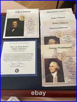 The Complete Presidential Coin Collection 24k Gold Layered Franklin Mint