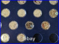 The Complete Presidential Coin Collection 24k Gold Layered Franklin Mint