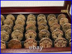The Danbury Mint Super Bowl Commemorative Coin Collection (Complete) 1967-2023