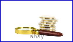 The Franklin Mint Founding Fathers Coin Collection 7-Piece 24-Karat Gold-Pl