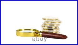 The Franklin Mint Founding Fathers Coin Collection 7-Piece 24-Karat Gold-Pl