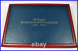 The Franklin Mint U. S. PRESIDENT DOLLAR COIN COLLECTION 24Kt Gold Plated Edition