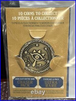 The Legend of Zelda Breath Wild Collectible Coin Gold Sheikah Eye Rare Chase