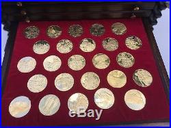 The Masterpieces of Rubens Medals Collection, 100pc 24k Gold Electroplated Coins