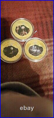 The Nightmare Before Christmas Proof Collection 24K gold-plated Proof coins
