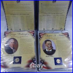 The Presidential Dollar Coin Collection Vol 1 & 2 36 Panels Washington to LBJ