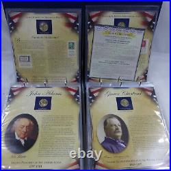 The Presidential Dollar Coin Collection Vol 1 & 2 36 Panels Washington to LBJ