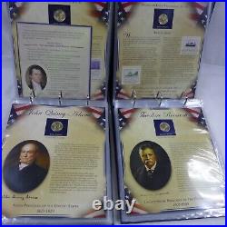 The Presidential Dollar Coin Collection Vol 1 & 2 36 Panels Washington to LBJ