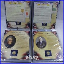 The Presidential Dollar Coin Collection Vol 1 & 2 36 Panels Washington to LBJ