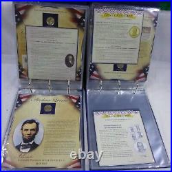 The Presidential Dollar Coin Collection Vol 1 & 2 36 Panels Washington to LBJ