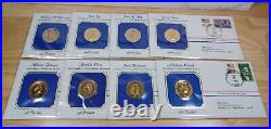 The Presidential Medals Cover Collection 24k Gold Plated Commemorative Coins
