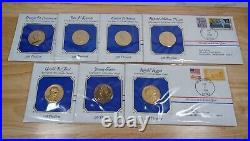 The Presidential Medals Cover Collection 24k Gold Plated Commemorative Coins