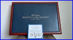 The U. S. Presidential Dollar Collection 24 Karat Gold Edition Franklin Mint