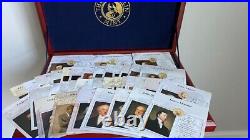 The U. S. Presidential Dollar Collection 24 Karat Gold Edition Franklin Mint