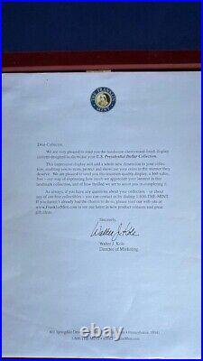 The U. S. Presidential Dollar Collection 24 Karat Gold Edition Franklin Mint