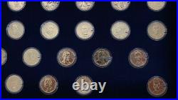 The U. S. Presidential Dollar Collection 24 Karat Gold Edition Franklin Mint