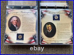 The United States Presidents Coin Collection Vol I &2 $1 Coins & 22k Gold Medals