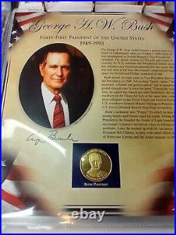 The United States Presidents Coin Collection volume 1&2 (pre-owned) uncirculated