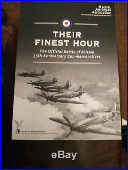 Their Finest Hour Silver Coin Collection Plus 9 Carat Gold Supermarine Spitfire