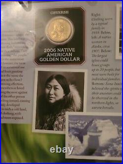 Tribal Folktales Coin Collection Uncirculated Native American Gold Dollars