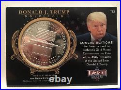 Trump Gold Coin 2020 2021 Rainbow 4/10 #tc7