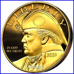 Trump Patriot Eagle Gold MAGA Collectible Coins 20 Coin Monster Bundle