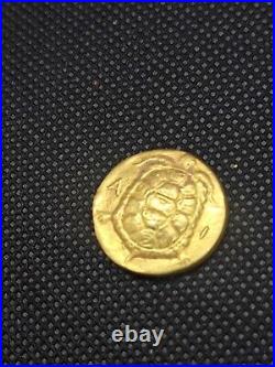 Turtle island of Aegina Coin collectible ancient coin Solid 22K Gold Coin