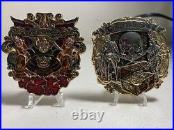 USN Challenge Coins COMPLETE Set Serial # 094. Seven Seas Series. MSD DEVGRU