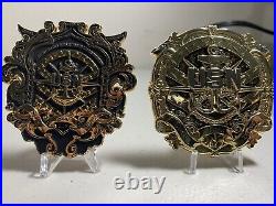 USN Challenge Coins COMPLETE Set Serial # 094. Seven Seas Series. MSD DEVGRU