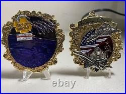 USN Challenge Coins COMPLETE Set Serial # 094. Seven Seas Series. MSD DEVGRU