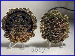 USN Challenge Coins COMPLETE Set Serial # 094. Seven Seas Series. MSD DEVGRU