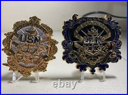 USN Challenge Coins COMPLETE Set Serial # 094. Seven Seas Series. MSD DEVGRU