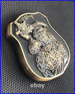 USSS Secret Service BLACK/GOLD REAPER UD BADGE C0VID Challenge Coin #/50