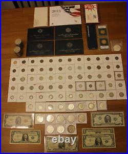 US Coin Collection Gold, Silver, US Mint Sets, Uncirculated, Morgan, Eisenhower