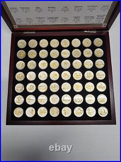 US Gold And Silver Highlighted Statehood Quarter Collection Complete Set, Coins