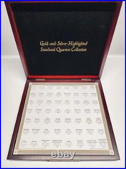 US Gold And Silver Highlighted Statehood Quarter Collection Complete Set, Coins