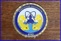 US Navy Connecticut Submarine Challenge Coin Plaque 9 coins total