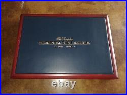US Presidential Dollar Coin Collection with Box Display 32 Mint Sealed Coins
