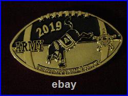 US Secret Service ARMY NAVY President TRUMP TRIP 2019 Challenge Coin Gold color